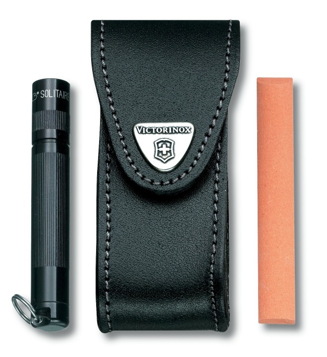 Чехол Victorinox 4.0520.31 (кожа, для ножей 91 мм, с поворотной клипсой)