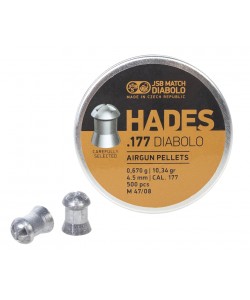 Пули JSB Hades Diabolo 4,5 мм, 0,67 г (500 штук)