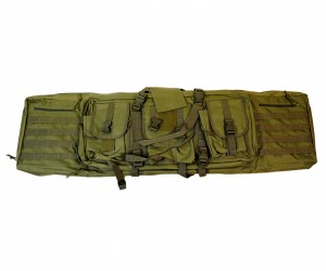 Чехол с 3 карманами, лямки для ношения на спине, Molle, 118x31 см (зеленый)