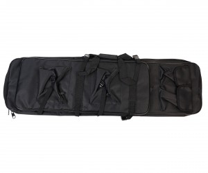 Чехол-рюкзак для ружья мягкий, с карманами, 95x30 см (черный)