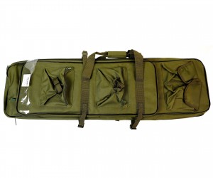 Чехол-рюкзак для ружья мягкий, с карманами, 95x30 см (зеленый)