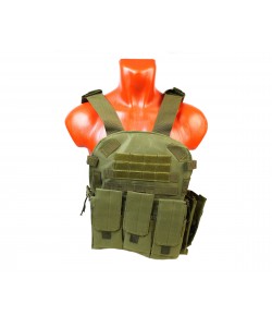 Разгрузочный жилет MOLLE Combat Strike Plate Carrier TVB-02 (Green)