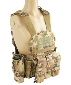 Разгрузочный жилет MOLLE Combat Strike Plate Carrier TVB-02 (CP Camo)