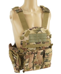 Разгрузочный жилет MOLLE Combat Strike Plate Carrier TVB-02 (CP Camo)
