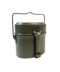 Котелок армейский серый 1,3 л (типа ГДР) 3 части