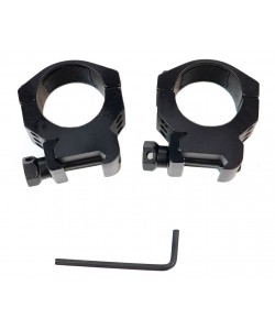 Кольца 30 мм M0025 на Weaver (низкие H=13 мм, широкие, 3 винта)