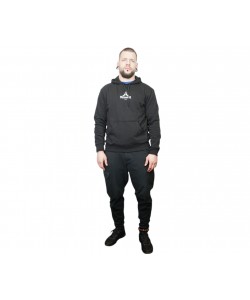 Толстовка худи унисекс PNEVMAT (черная)