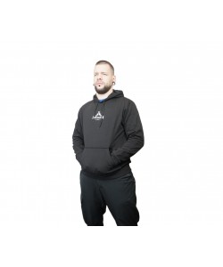 Толстовка худи унисекс PNEVMAT (черная)