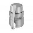 Термос для еды THERMOS KING SK-3000 MMS 0,47L, складная ложка (стальной) - фото № 2