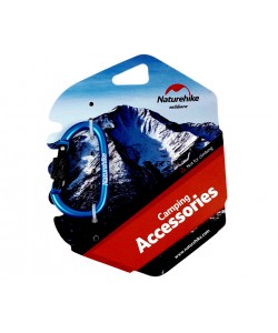 Карабин Naturehike NH15A005-Н D-образный (Синий)
