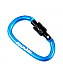 Карабин Naturehike NH15A005-Н D-образный (Синий)