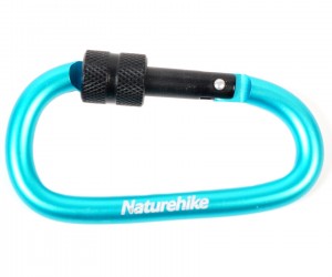 Карабин Naturehike D-образный NH15A008-D (Синий)