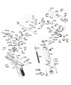 WE GLOCK 18 поршень газовой камеры Part 56