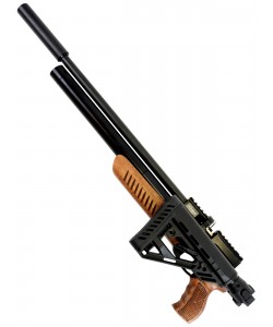 Пневматическая винтовка Ataman M20 SD 647 Ультра-компакт (Орех, PCP, полнотел, редуктор) 6,35 мм