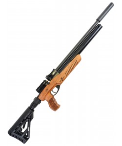 Пневматическая винтовка Ataman M20 SD 647 Ультра-компакт (Орех, PCP, полнотел, редуктор) 6,35 мм