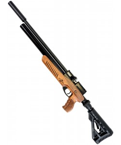 Пневматическая винтовка Ataman M20 SD 647 Ультра-компакт (Орех, PCP, полнотел, редуктор) 6,35 мм