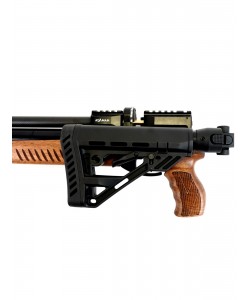 Пневматическая винтовка Ataman M20 SD 647 Ультра-компакт (Орех, PCP, полнотел, редуктор) 6,35 мм