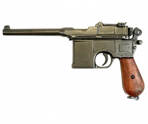 |Уценка| Макет пистолет Mauser C96, пластик. рукоять (Германия, 1896 г.) DE-1024 (№ 595-УЦ)