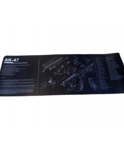 Коврик для чистки оружия АК-47, 90x30 см (Россия)