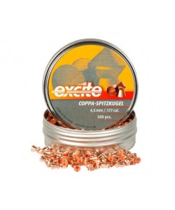 Пули для пневматики H&N Excite Coppa-Spitzkugel 4,5 мм, 0,49 г (500 штук)