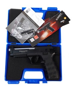 Пневматический пистолет Ekol ES P92 B Beretta Black (металл, Blowback)