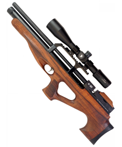 Пневматическая винтовка Kuzey K30 BullPup, боковой взвод (орех, PCP, ★3 Дж) 6,35 мм