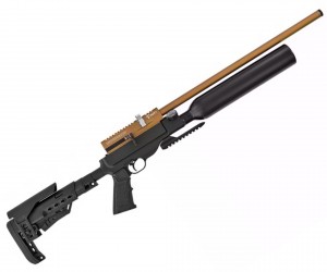 Пневматическая винтовка Kuzey K90 тактический приклад (пластик, PCP, ★3 Дж) 6,35 мм