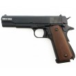 Страйкбольный пистолет KJW Colt M1911A1 CO₂ II GBB Black - фото № 1