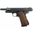 Страйкбольный пистолет KJW Colt M1911A1 CO₂ II GBB Black - фото № 3