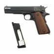 Страйкбольный пистолет KJW Colt M1911A1 CO₂ II GBB Black - фото № 4
