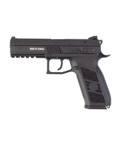 Страйкбольный пистолет KJW P-09 CZ Gas GBB Black