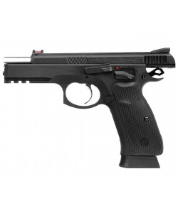 Страйкбольный пистолет KJW CZ-75 SP-01 Shadow CO₂ GBB Black