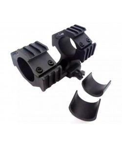 Кронштейн-моноблок 25/30 мм Anbison AS-OR0074 на RIS-планку (доп. планки Weaver)