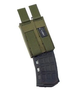 Подсумок Wartech MP-121 «Шторм» под магазин АК/AR серии, пластик. вставка (олива)
