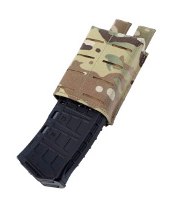 Подсумок Wartech MP-121 «Шторм» под магазин АК/AR серии, пластик. вставка (Multicam)