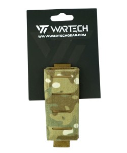 Подсумок Wartech MP-122 «Град» под пистолетный магазин, пластик. вставка (Multicam)