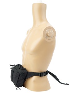 Поясная сумка Wartech UP-119 «Ливер» (черный)