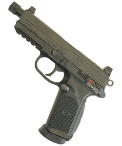 |Б/у| Страйкбольный пистолет Tokyo Marui FNX-45 Tactical GBB Black (№ 207ком)