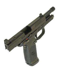 |Б/у| Страйкбольный пистолет Tokyo Marui FNX-45 Tactical GBB Black (№ 207ком)