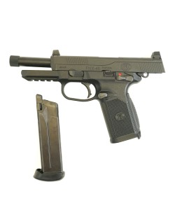 |Б/у| Страйкбольный пистолет Tokyo Marui FNX-45 Tactical GBB Black (№ 207ком)