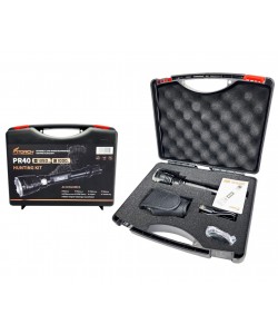 Фонарь FiTorch PR40 KIT поисковый, дальнобойный (USB зарядка, светофильтры, 1350 лм)