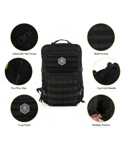Рюкзак тактический EmersonGear 7-Day Large Capacity 45L (Black)