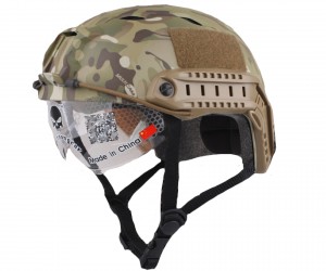 Шлем тактический EmersonGear Fast Helmet Protective Goggle BJ Type (Multicam)