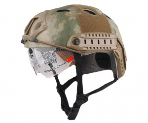 Шлем тактический EmersonGear Fast Helmet Protective Goggle PJ Type (Green Camo)