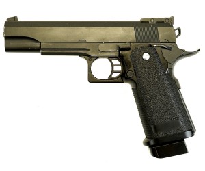 |Уценка| Страйкбольный пистолет Galaxy G.6A (Colt Hi-Capa) с глушителем и ЛЦУ (№ 629-УЦ)