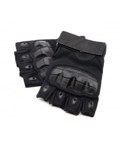 Перчатки тактические Стикхант Major Half укороченные прорезиненные (черные)