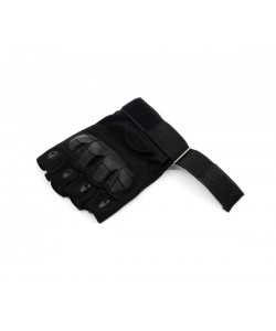 Перчатки тактические Стикхант Major Half укороченные прорезиненные (черные)