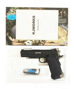 Пневматический пистолет KJW KP-11 Colt M1911 Hi-Capa CO₂ Blowback 4,5 мм