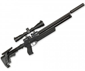 Пневматическая винтовка Ataman M20 647 ST Ультра-компакт (Soft-Touch Black, PCP, волан, редуктор) 6,35 мм