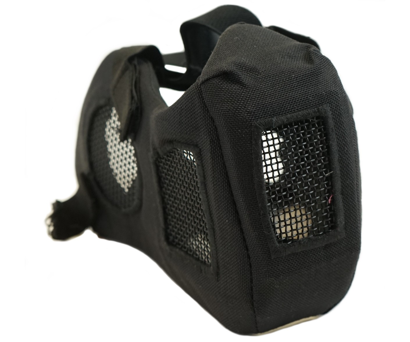 |Уценка| Маска на нижнюю часть лица с защитой ушей AS-MS0087 (Black) (№ 661-УЦ)